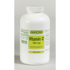MON633787BT - McKesson - Vitamin C Supplement 500 mg Tablets, 1000EA per Bottle