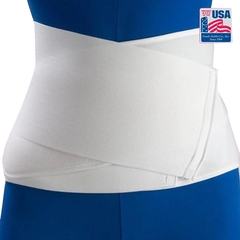 Franks Stubbs Abdominal Binder Flex-Support Contoured One Size Fits Most Hook and Loop Closure 28 to 44 Inch Waist Circumference 12 Inch Height Adult, 1/EA