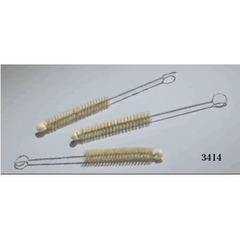 GF Health Test Tube Brush Grafco 6 Inch L, 1/2 X 3 Inch, White Bristles, Small Bore, Galvanized Wire Handle