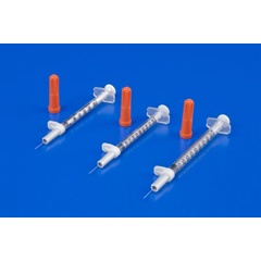 MON661688EA - Covidien - Insulin Syringe with Needle Magellan® 0.5 mL 29 Gauge 1/2 Attached Sliding Safety Needle