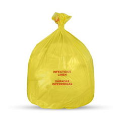 MON232140CS - Medical Action Industries - Chemotherapy Linen Bag 30-1/2 X 43 Inch Printed, 250EA/CS