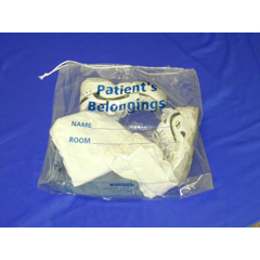 MON447887CS - McKesson - Patient Belongings Bag Medi-Pak® Performance 4 X 20 X 20 Inch Polyethylene Clear, 250EA/CS