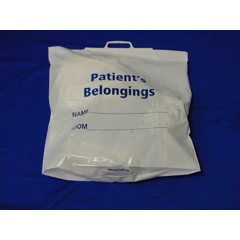 MON447757CS - McKesson - Patient Belongings Bag Medi-Pak® Performance 4 X 20 X 20 Inch Polyethylene White, 250EA/CS