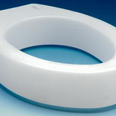MON443718CS - Apex-Carex - Raised Toilet Seat 3-1/2 White 300 lbs.