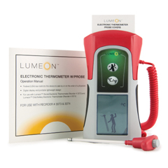 MON890475EA - McKesson - Rectal Thermometer LUMEON Standard Probe Hand-Held