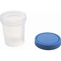 MON771367EA - Amsino International - Specimen Container AMSure® Plastic Screw Cap 120 mL (4 oz.) Sterile, 1/EA