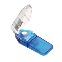 MON866197EA - Apothecary Products - Pill Cutter Hand Operated Blue / White, 1/ EA