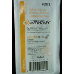 MON688573BX - Derma Sciences - Calcium Alginate Dressing MEDIHONEY .75 x 12 Rope Calcium Alginate /Active Leptospermum Honey Sterile