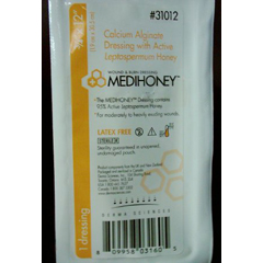 MON688573EA - Derma Sciences - Calcium Alginate Dressing MEDIHONEY .75 x 12 Rope Calcium Alginate /Active Leptospermum Honey Sterile