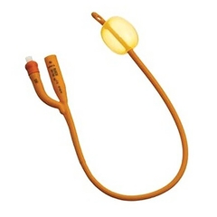 Teleflex Medical Foley Catheter Rusch Gold 2-Way Standard Tip 30 cc Balloon 12 Fr. Silicone Coated Latex, 10 EA/CS