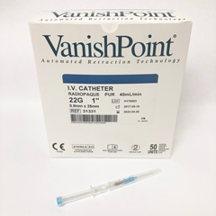 MON874810EA - Retractable Technologies - Peripheral IV Catheter VanishPoint® 22 Gauge 1 Retracting Needle