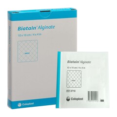 Coloplast Seasorb Alginate Dressing 4in x 4in Sterile For Highly Exudating Wounds