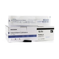 MON1020810CS - McKesson - Urethral Catheter McKesson Straight Tip PVC 10 Fr. 6 Inch