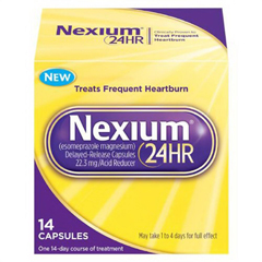 MON901988BT - Pfizer - Antacid Nexium 24HR 20 mg Strength Delayed-Release Capsule 14 per Bottle