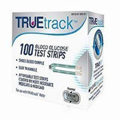 MON779893BX - Nipro Diagnostics - Blood Glucose Test Strips TRUEtrack 100 Test Strips per Box
