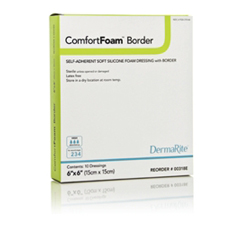 MON835616EA - Dermarite - ComfortFoam™ Border Silicone Foam Dressing (00318E)