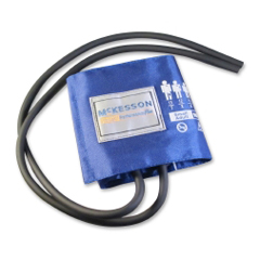 MON803202BX - McKesson - Cuff, 2-Tube Bladder Small Adult 7.4 to 10.6 Inch Limb Circumference Nylon