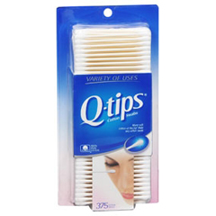 MON785468PK - Unilever - Q-Tip® Cotton Tip Swabsticks, 375EA/PK