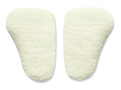 Hapad&reg; Arch Support Large Wool Felt Beige Male 7 to 10-1/2 / Female 9 to 11-1/2, 2 EA/PR
