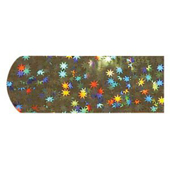 MON424960BX - Dukal - Adhesive Strip .75 x 3 Plastic Rectangle Kid Design (Glitter Stars) Sterile, 100/BX
