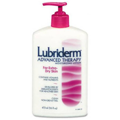 MON695064EA - Johnson & Johnson - Moisturizer Lubriderm® Advanced Therapy 16 oz. Pump Bottle Lotion Scented