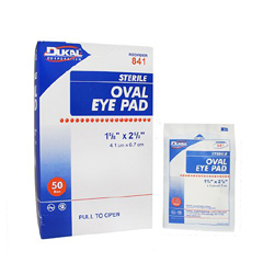 MON647277BX - Dukal - Eye Pad Cotton 1-5/8 x 2-5/8 Sterile, 50/BX