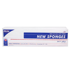 MON651522BG - Dukal - NonWoven Sponge Polyester / Rayon 4-Ply 3 x 3 Square NonSterile, 200/BG