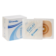 Convatec Ostomy Barrier Sur-Fit Natura Trim to Fit, Standard Wear Stomahesive Tan Tape 38 mm Flange Sur-Fit Natura System Hydrocolloid Up to 7/8