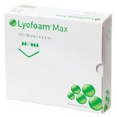MON794102BX - Molnlycke Healthcare - Foam Dressing Lyofoam®Max 3 X 3.4, 10EA/BX