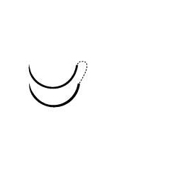 J & J Healthcare Systems Nonabsorbable Suture with Needle Prolene™ Polypropylene C-1 3/8 Circle Taper Point Needle Size 5 - 0 Monofilament