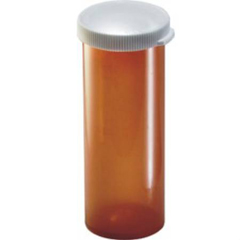MON519336CS - Owens Illinois - Prescription Vial Plastainer® 60 Dram Amber, 65EA/CS