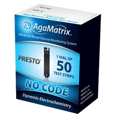 MON693966CS - Agamatrix - Wavesense® Presto® Blood Glucose Test Strips
