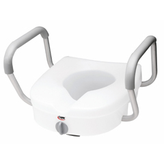 MON544229EA - Apex-Carex - E-Z Lock™ Raised Toilet Seat with Arms (B303-00)