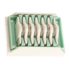 Teleflex Medical Adhesive Cartridge Style Ligating Clip Horizon™ Titanium Medium / Large Green Clip 6 Clips