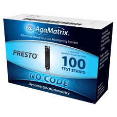 MON693967BX - Agamatrix - Wavesense® Presto® Blood Glucose Test Strips