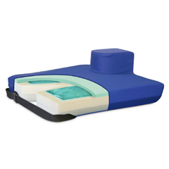MON1095746EA - New York Orthopedic - Coccyx Seat Cushion APEX CORE 20 W X 16 D X 3 H Inch Gel / Foam, 1/ EA