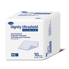 MON970830CS - Hartmann - Underpad Dignity Ultrashield 23 x 36 Disposable Polymer / Cellulose Fiber Light Absorbency