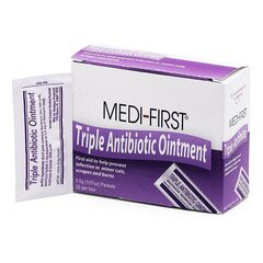 Medique Products First Aid Antibiotic Medi-First Ointment 0.5 Gram Individual Packet, 25/BX