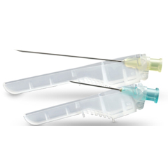 MON833020CS - Terumo Medical - Hypodermic Needle SurGuard3 Hinged Safety Needle 20 Gauge 2 Inch Length