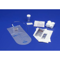 MON10440CS - Cardinal Health - Intermittent Catheter Tray Curity Closed System/Urethral 14 Fr. w/o Balloon Red Rubber