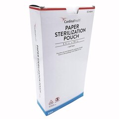 Cardinal Health Sterilization Pouch Ethylene Oxide (EO) Gas / Steam 5-1/4 x 10