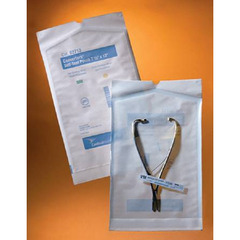 Cardinal Health Sterilization Pouch Ethylene Oxide (EO) Gas / Steam 3-1/2 X 8 Inch Transparent / White Self Seal Paper / Film, 200/PK