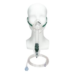 Salter Labs Air Entrainment Assembly Without Mask Percent-O2-Lock Elongated One Size Fits Most Adjustable Elastic Band