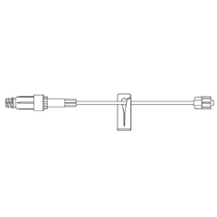MON349478CS - B. Braun - Extension Set 8 Tubing 1 Port 0.61 mL Priming Volume DEHP-Free, 100 EA/CS