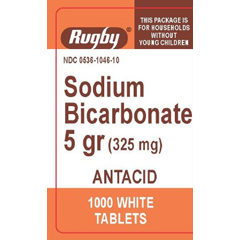 MON981044BT - Major Pharmaceuticals - Antacid 325 mg Strength Tablet 1000 per Bottle (3443876)