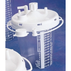 Allied Healthcare Suction Canister 1500 mL DISS Lid, 48 EA/CS