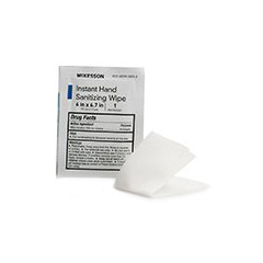 MON1055597EA - McKesson - Alcohol Sanitizing Skin Wipes, Individual Packet, Unscented