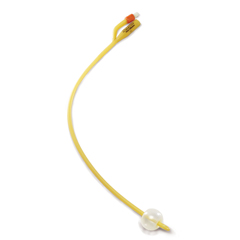 MON153504EA - Cardinal Health - Kenguard Foley Catheter  2-Way Standard Tip 5 cc Balloon 16 Fr. Silicone Coated Latex