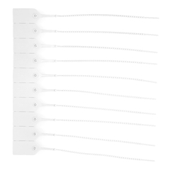 Health Care Logistics Pull-Tight Seal Health Care Logistics UnNumbered White Polypropylene 9 Inch, 100/PK