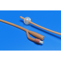 MON160145CT - Cardinal Health - Kenguard Foley Catheter  2-Way Standard Tip 5 cc Balloon 20 Fr. Silicone Coated Latex